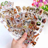 🧸6 Sheets of Puffy Animal Stickers for Boys Who Love Rewards and Wild Creatures - ThiGui